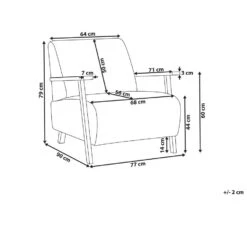 LESJA - Fauteuil - Roze - Stof -Leen Bakker Fauteuils 3210facbfff44879bbe23795065c9ebc