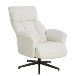 Relaxfauteuil Off-White Stof - 76x80x95cm - Draaibaar - Jonas 9 Relaxfauteuil Off-White Stof - 76x80x95cm - Draaibaar - Jonas -Leen Bakker Fauteuils 331012f328f6497083dbce4bbfd622f6