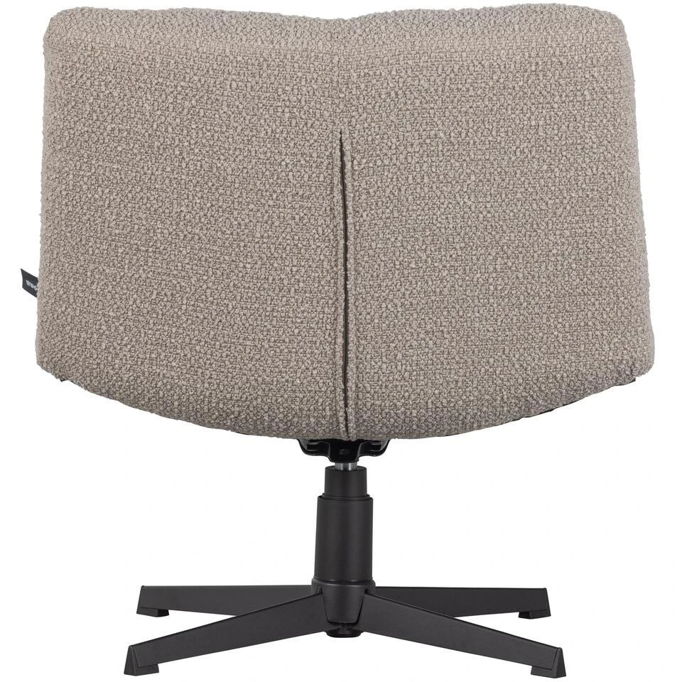 WOOOD Vinny Draaifauteuil - Bouclé - Zand - 80x75x75 7 WOOOD Vinny Draaifauteuil - Bouclé - Zand - 80x75x75 - Afbeelding 7