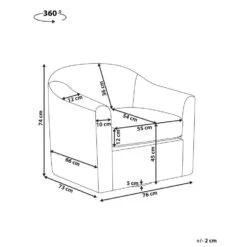 MAGNOR - Fauteuil - Donkergroen - Polyester -Leen Bakker Fauteuils 354bccfed35844b59a0f4295dd770117 2