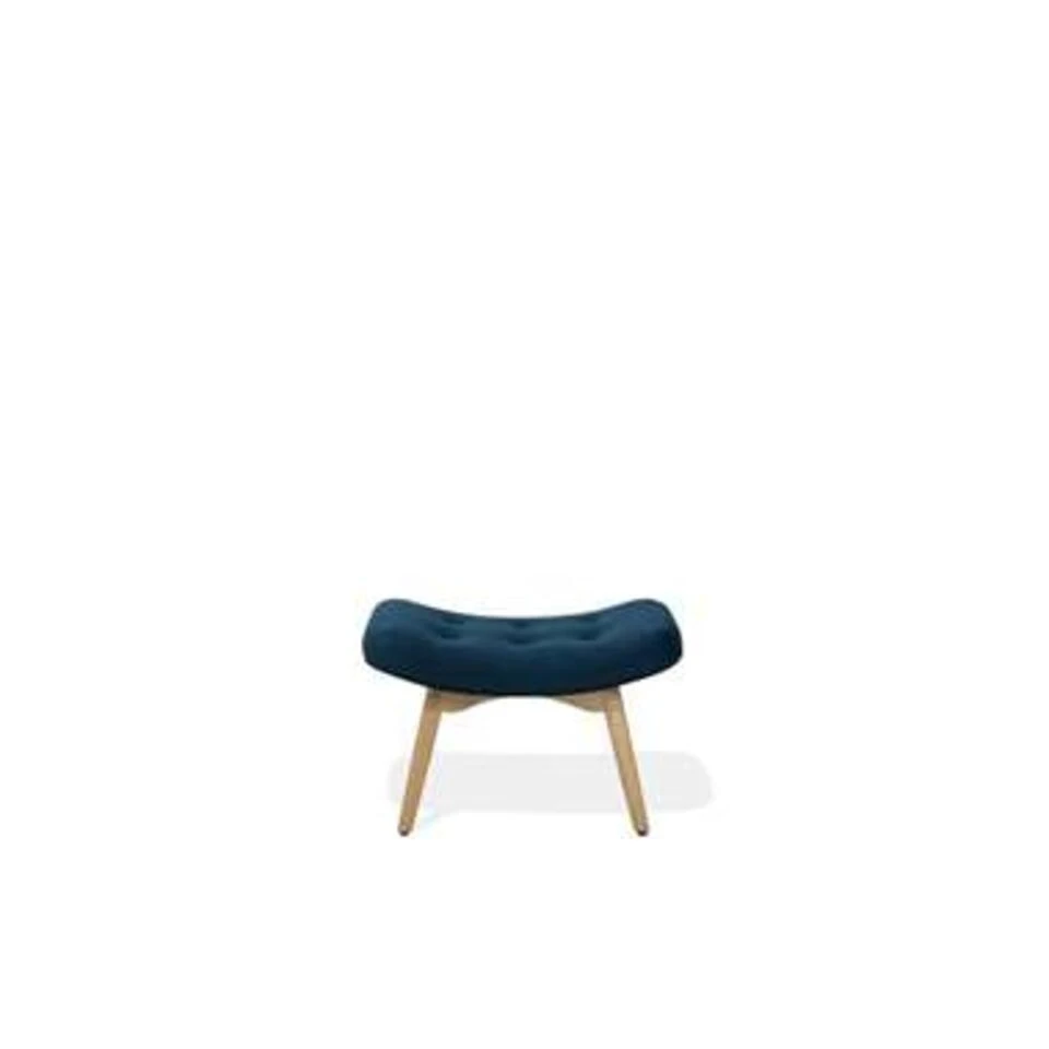 Beliani Fauteuil VEJLE - Blauw Fluweel 3 Beliani Fauteuil VEJLE - Blauw Fluweel - Afbeelding 3