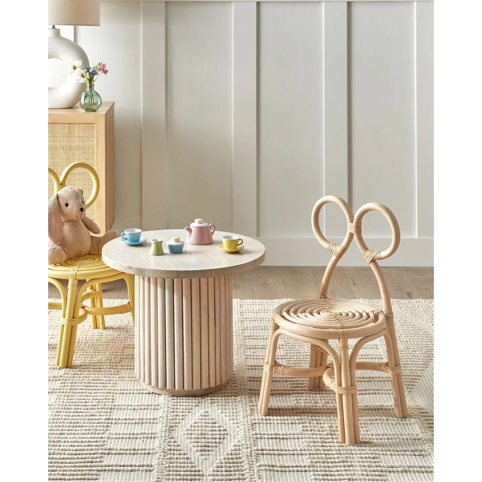 MIRTIA - Kinderstoel - Natuurlijk - Rotan 2 MIRTIA - Kinderstoel - Natuurlijk - Rotan - Afbeelding 2