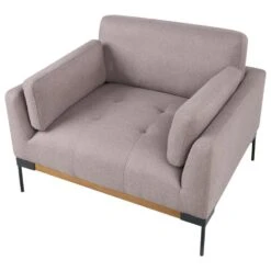 SKAVEN - Fauteuil - Taupe - Polyester -Leen Bakker Fauteuils 36433029f3bf4789852737564ec6f042