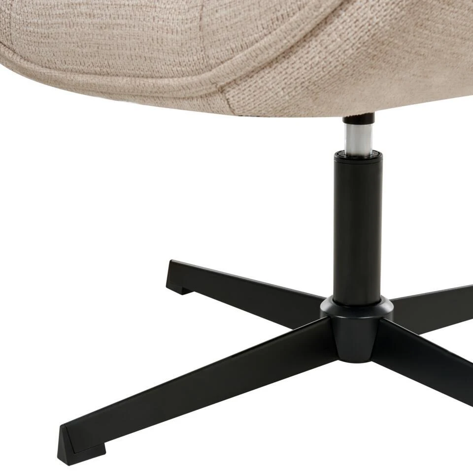 AUMA - Fauteuil - Beige - Polyester 10 AUMA - Fauteuil - Beige - Polyester - Afbeelding 10