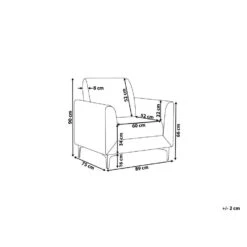 Beliani Fauteuil FENES - Groen Fluweel -Leen Bakker Fauteuils 382c7341865c427086b54c9b2c07996b