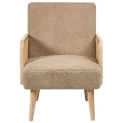 HOJBY - Fauteuil - Zandbeige - Bouclé -Leen Bakker Fauteuils 3909faeca28e4fe2a1d2c369e49f8e99