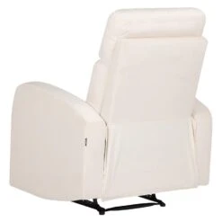 VERDAL - Relaxfauteuil Handmatig - Wit - Fluweel -Leen Bakker Fauteuils 396b8962e178401ba7f7cd73ca67e9f6