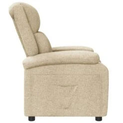 VidaXL Recliner Stof Crème -Leen Bakker Fauteuils 3bdb240410f542e7a8e810ec6633683b