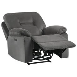 BERGEN - Fauteuil - Grijs - Fluweel -Leen Bakker Fauteuils 3caa862875b246e99147abeacd4ba093