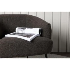 Svea - Vona Fauteuil - Boucle - Donkergrijs -Leen Bakker Fauteuils 3ce1e50dbfbc4f8c9f0b273c394f7841