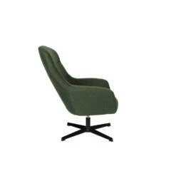 Housecraft Yuki Fauteuil Draaibaar Groen -Leen Bakker Fauteuils 3efd36eda5944108ba0e0d74f7244d07