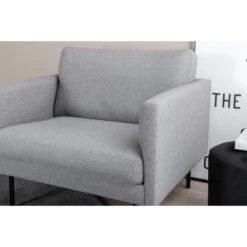 Svea - Sika Fauteuil - Grijs -Leen Bakker Fauteuils 42cef68959654eb5823693d3f33648e6