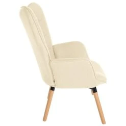 CLP Fauteuil Garding Natura Frame - Stof - Creme -Leen Bakker Fauteuils 42da835af69b4bfcb4d3776dc47bc279