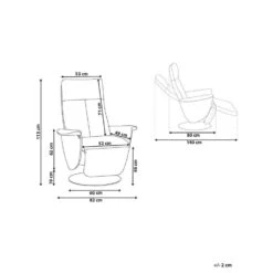 PRIME - Relaxfauteuil - Beige - Kunstleer 14 PRIME - Relaxfauteuil - Beige - Kunstleer -Leen Bakker Fauteuils 4393d70dcde54bb187c509f1d4a39583