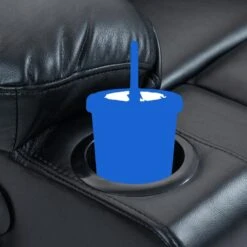 CLP Fauteuil Andover Zwart Frame - Kunstleer - Zwart -Leen Bakker Fauteuils 4401a9c8f6284e7fb3fdf242635e4407