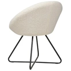 FLOBY II - Fauteuil - Crème - Bouclé 15 FLOBY II - Fauteuil - Crème - Bouclé -Leen Bakker Fauteuils 4504a9c4db404d0cba0f3901e9986340
