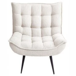 ALVESTA - Fauteuil - Wit - Bouclé 14 ALVESTA - Fauteuil - Wit - Bouclé -Leen Bakker Fauteuils 463a69b25104439c91d2a404c7ef1b15