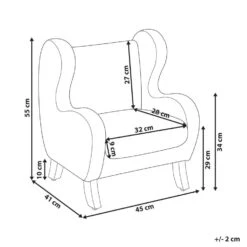 FARUM - Kinderfauteuil - Gebroken Wit - Bouclé -Leen Bakker Fauteuils 4697e567232b421a8d4c612932124d1d