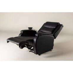 Svea - Pino Verstelbare Fauteuil - Lederlook - Zwart -Leen Bakker Fauteuils 477a22c1014d4fc3809bd86fb805d1e5