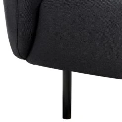 LOEN - Fauteuil - Zwart - Polyester -Leen Bakker Fauteuils 492950526a3b4003a5894d7add97d959