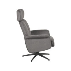 LABEL51 Fauteuil Verdal - Antraciet - Cosmo - 79x77x109 Cm -Leen Bakker Fauteuils 494800023465487e9bef06ca59361324