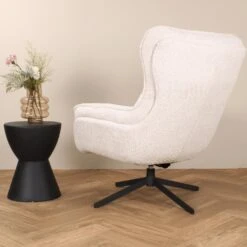 DS4U - Artur Draaifauteuil - Crème 11 DS4U - Artur Draaifauteuil - Crème -Leen Bakker Fauteuils 49f4d51a6c8b418ca8a2a04f377df352