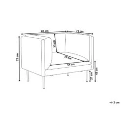 MOEN - Fauteuil - Grijs - Stof -Leen Bakker Fauteuils 4a060ffd5f1d4ccfb524cdfed0e31014