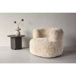Svea - Sofia Fauteuil - Fake Fur - Off White -Leen Bakker Fauteuils 4c0a15e8c9af41fdbc7e368f5db7c5ce