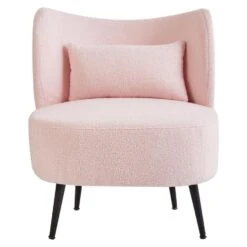 OTSBY II - Fauteuil - Pastelroze - Bouclé -Leen Bakker Fauteuils 4d796ccff7e14b8eb317d1a949a3991d