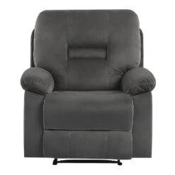 BERGEN - Fauteuil - Grijs - Fluweel -Leen Bakker Fauteuils 4e718f1ab03e4e0eb84668262e08b1de