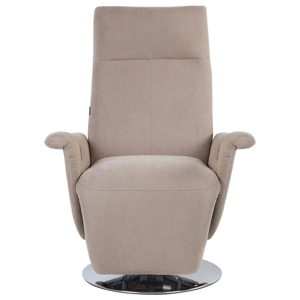 PRIME - Relaxfauteuil - Taupe - Polyester 6 PRIME - Relaxfauteuil - Taupe - Polyester - Afbeelding 6