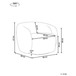 TORE - Draaifauteuil - Beige - Polyester -Leen Bakker Fauteuils 51f4938a017148f9a2cbc02aa800eb9c 1