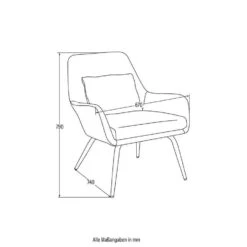 Merkloos Home Luxe Fauteuil ORION -Leen Bakker Fauteuils 51f961ed49de4a30b1aec00ca8563203