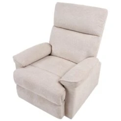 EVERTON - Relaxfauteuil - Beige - Polyester -Leen Bakker Fauteuils 524ded4907334f96b2da4e0e7dc3b3d7