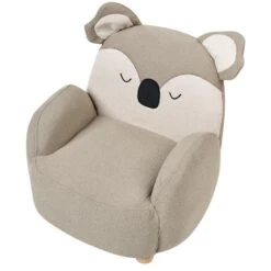 HERVIK - Kinderfauteuil - Taupe - Polyester -Leen Bakker Fauteuils 55bebaf1cd4147378b825d6e423bc7aa