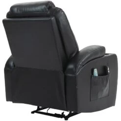 CLP Fauteuil Hepler Zwart Frame - Kunstleer - Zwart -Leen Bakker Fauteuils 55e33e80e28f4c02a5c4c50ede6800e5