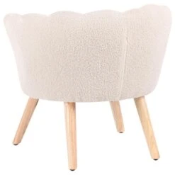 HALBY - Kinderfauteuil - Lichtbeige - Bouclé -Leen Bakker Fauteuils 57473d60ce444a7a8aff15a8a8064ccb