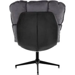 Pilou - Fauteuil Met Hocker In Fluweel In Antraciet 8 Pilou - Fauteuil Met Hocker In Fluweel In Antraciet -Leen Bakker Fauteuils 57c795866f8e46e3a69af8f573a97e96