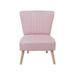 Beliani Fauteuil VAASA - Roze Polyester 7 Beliani Fauteuil VAASA - Roze Polyester -Leen Bakker Fauteuils 58e27780ae1e4b209e322dfbc49d6194