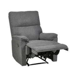 EVERTON - TV-fauteuil - Grijs - Polyester -Leen Bakker Fauteuils 59d33361813a4a899a17954b77e4bf1e