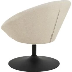 Fauteuil Beige Stof Draaibaar - Zithoogte 47cm - Eva -Leen Bakker Fauteuils 59dd02bee7574c3fa60c8e3eec77cada