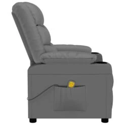 VidaXL Massagestoel Kunstleer Grijs 7 VidaXL Massagestoel Kunstleer Grijs -Leen Bakker Fauteuils 5a0d4a2262e5405ea5f1f19be21ffbeb