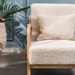 Fauteuil Van Massief Hout En Witte Lussen -Leen Bakker Fauteuils 5acb5357100c47d69ca7da4b5ea6db18