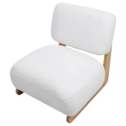 KOKKOLA - Fauteuil - Gebroken Wit - Polyester -Leen Bakker Fauteuils 5b723c7e7b3644c18622381397048335