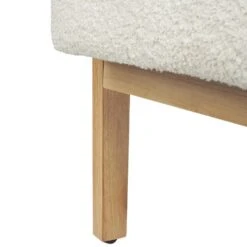 HJO - Fauteuil - Wit - Bouclé -Leen Bakker Fauteuils 5cf5d348405e4a3d86628e77a324b8ea