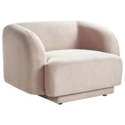 SKJANES - Fauteuil - Taupe - Polyester -Leen Bakker Fauteuils 5e785cfd187346808c877c19b217df79