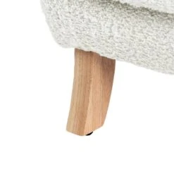 FARUM - Kinderfauteuil - Gebroken Wit - Bouclé -Leen Bakker Fauteuils 5e84c18fa9d2468b800fd2b5978c8d11