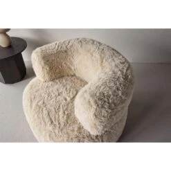 Svea - Sofia Fauteuil - Fake Fur - Off White -Leen Bakker Fauteuils 605896b2ff404cffa4123dcdc3cfce0a