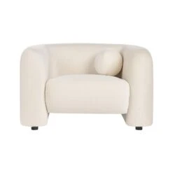 LEIREN - Fauteuil - Wit - Fluweel -Leen Bakker Fauteuils 61854568f14d4acf86882bc429553a90