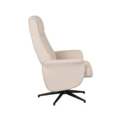 LABEL51 Fauteuil Bergen - Naturel - Boucle -Leen Bakker Fauteuils 61d0e8def4f747388a11774192b43a55